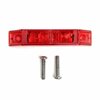 Truck-Lite Led, Red Rectangular, 5 Diode, Marker Clearance Light, Pc, 2 Screw, Fit N Forget M/C, 12V 35375R3